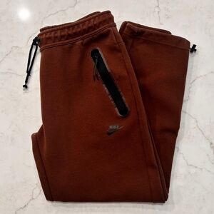 Nike Men's Tech Fleece Pants - Cacao Wow Brown - Large - Style# DQ4312